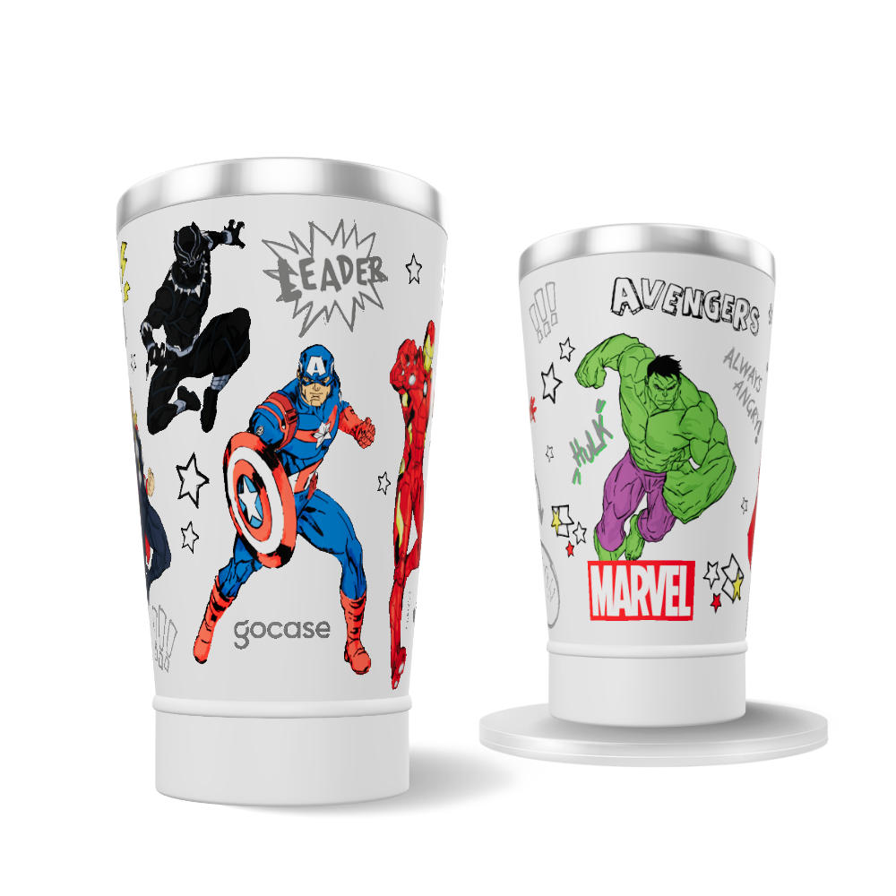 Copo Térmico + Ebook - Avengers