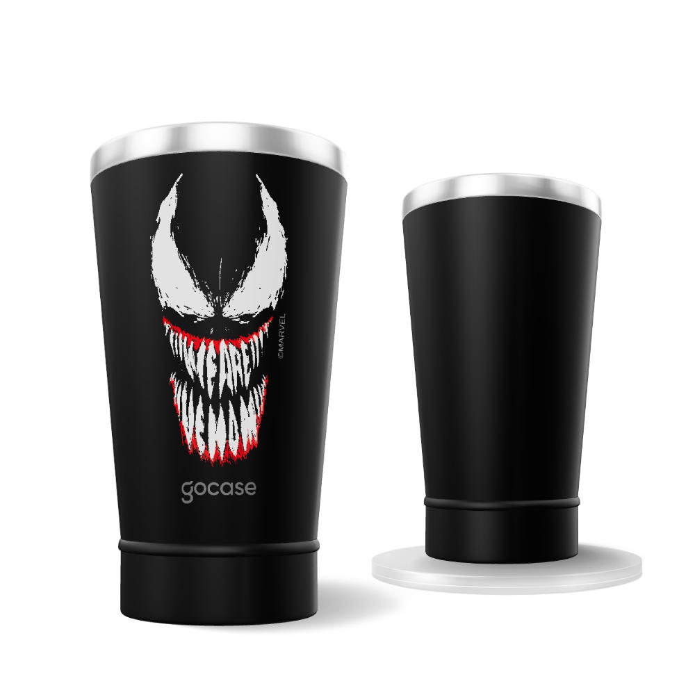 Copo Térmico + Ebook - Marvel - Venom