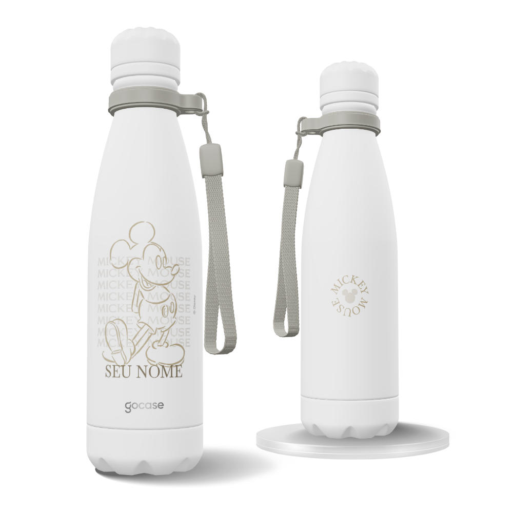 Garrafa Térmica Urban + Ebook - Mickey Lettering