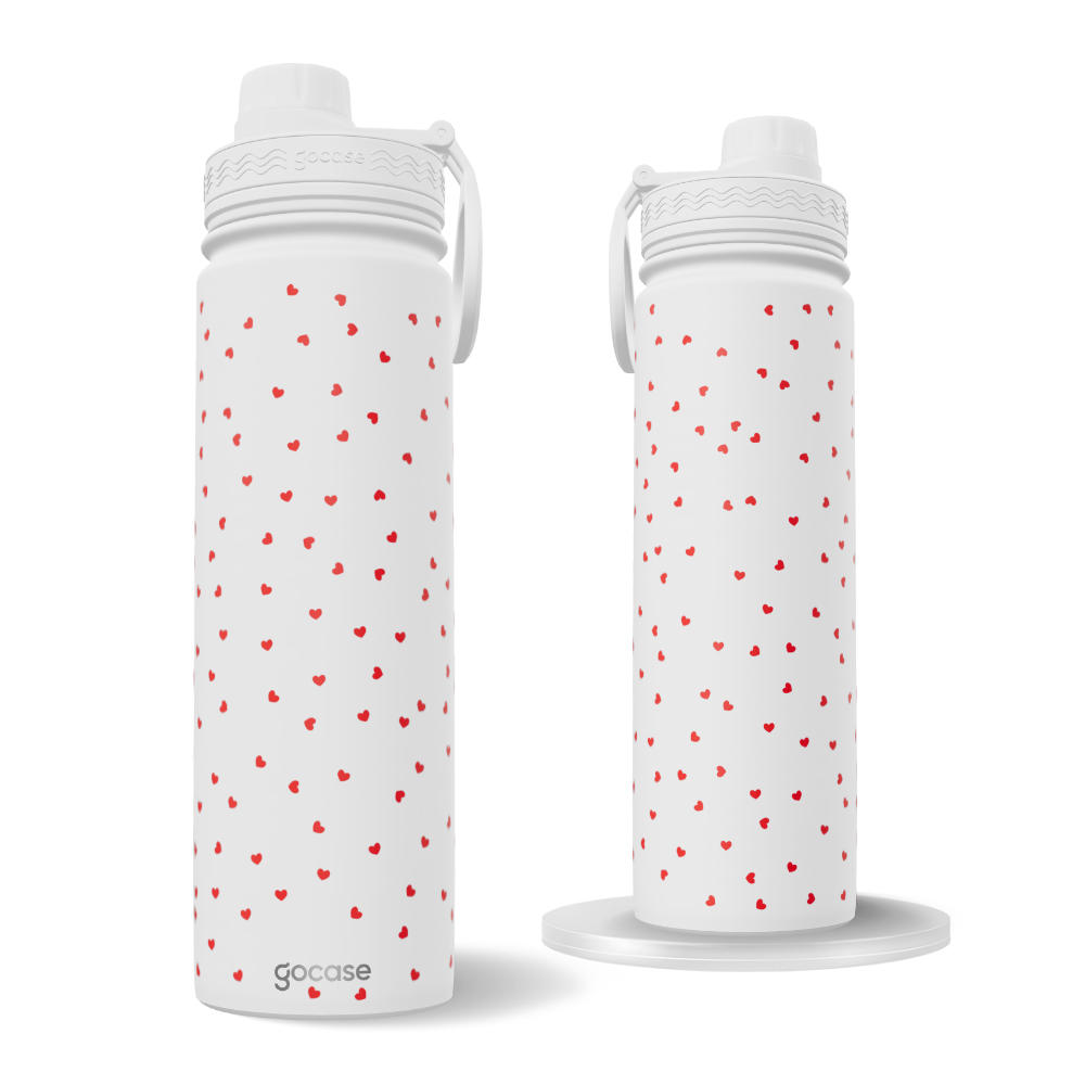 Garrafa Térmica Fresh + Ebook - Small Hearts