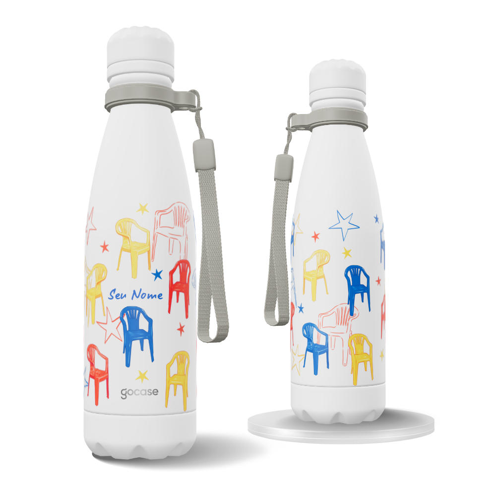 Garrafa Térmica Urban + Ebook - Cadeiras de Bar