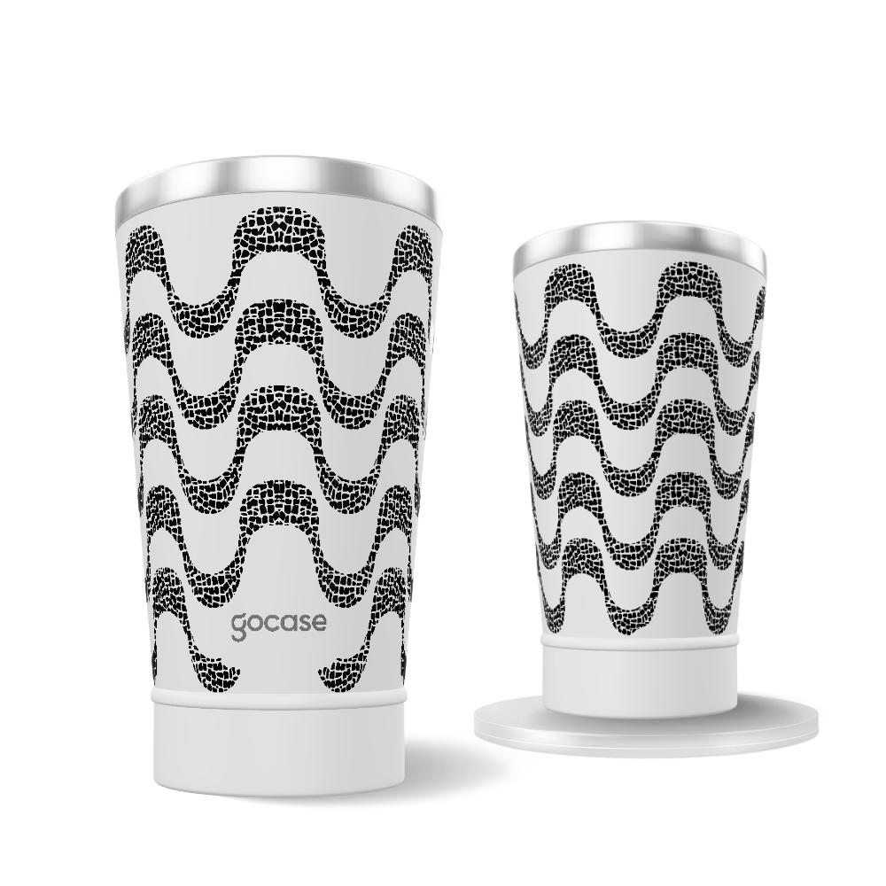 Copo Térmico + Ebook - Calçadão de Copacabana