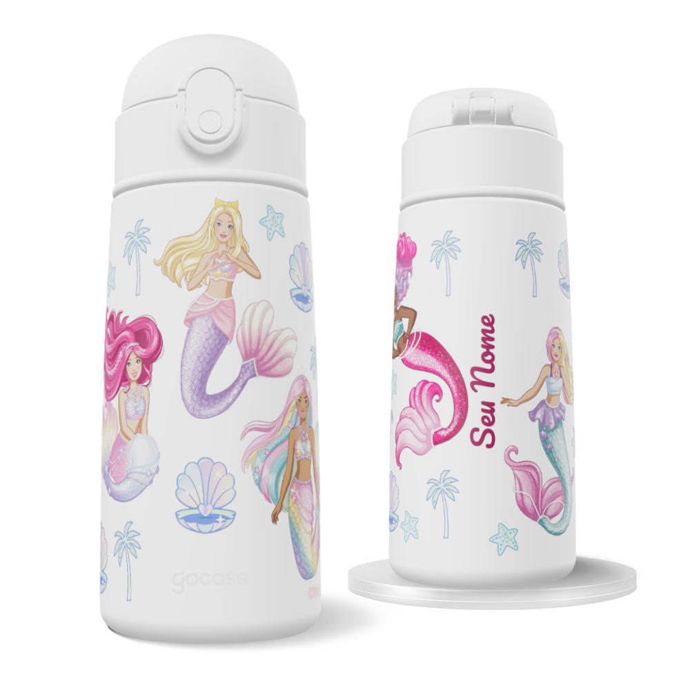 Garrafa Térmica Fun -  Barbie - Amigas Sereias