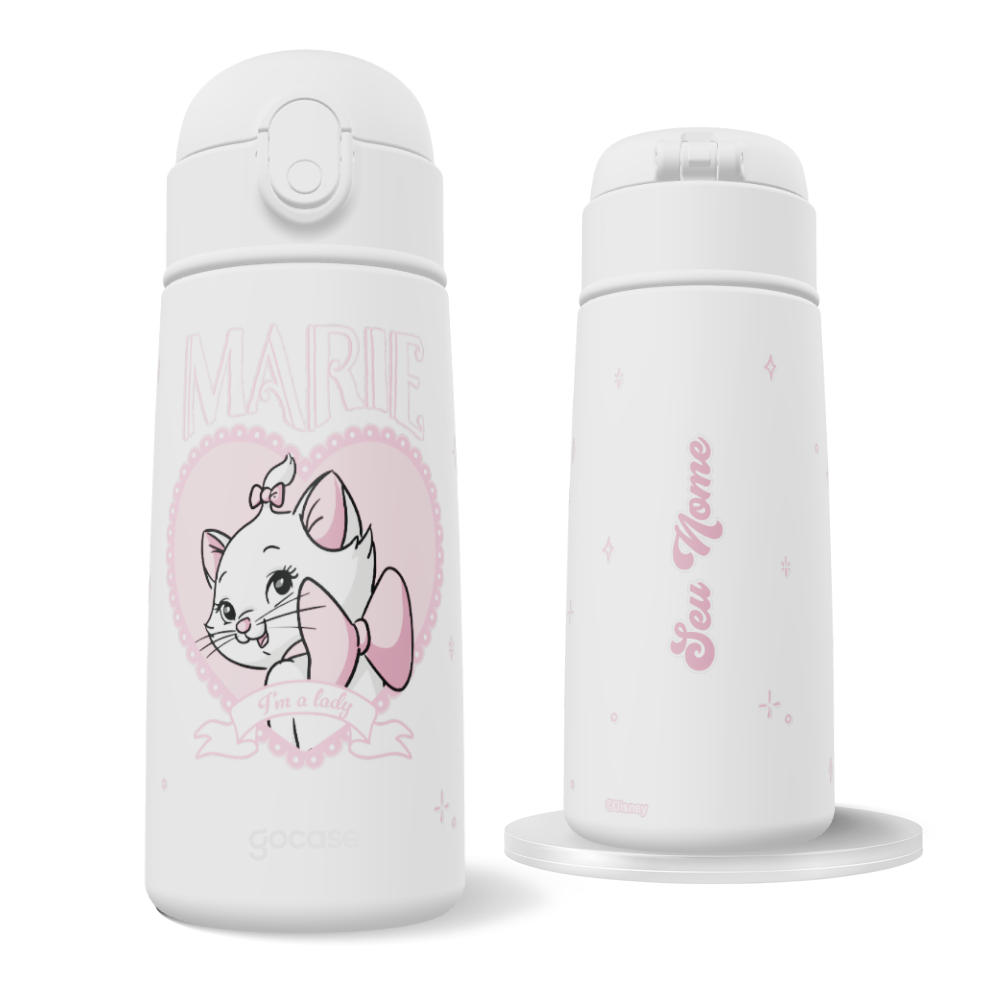 Garrafa Térmica Fun -  Aristogatas - Marie Charm