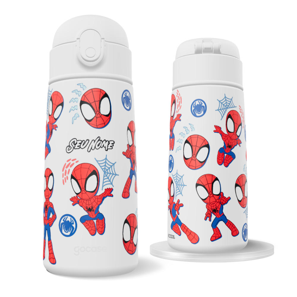 Garrafa Térmica Fun -  Homem-Aranha - Stickers