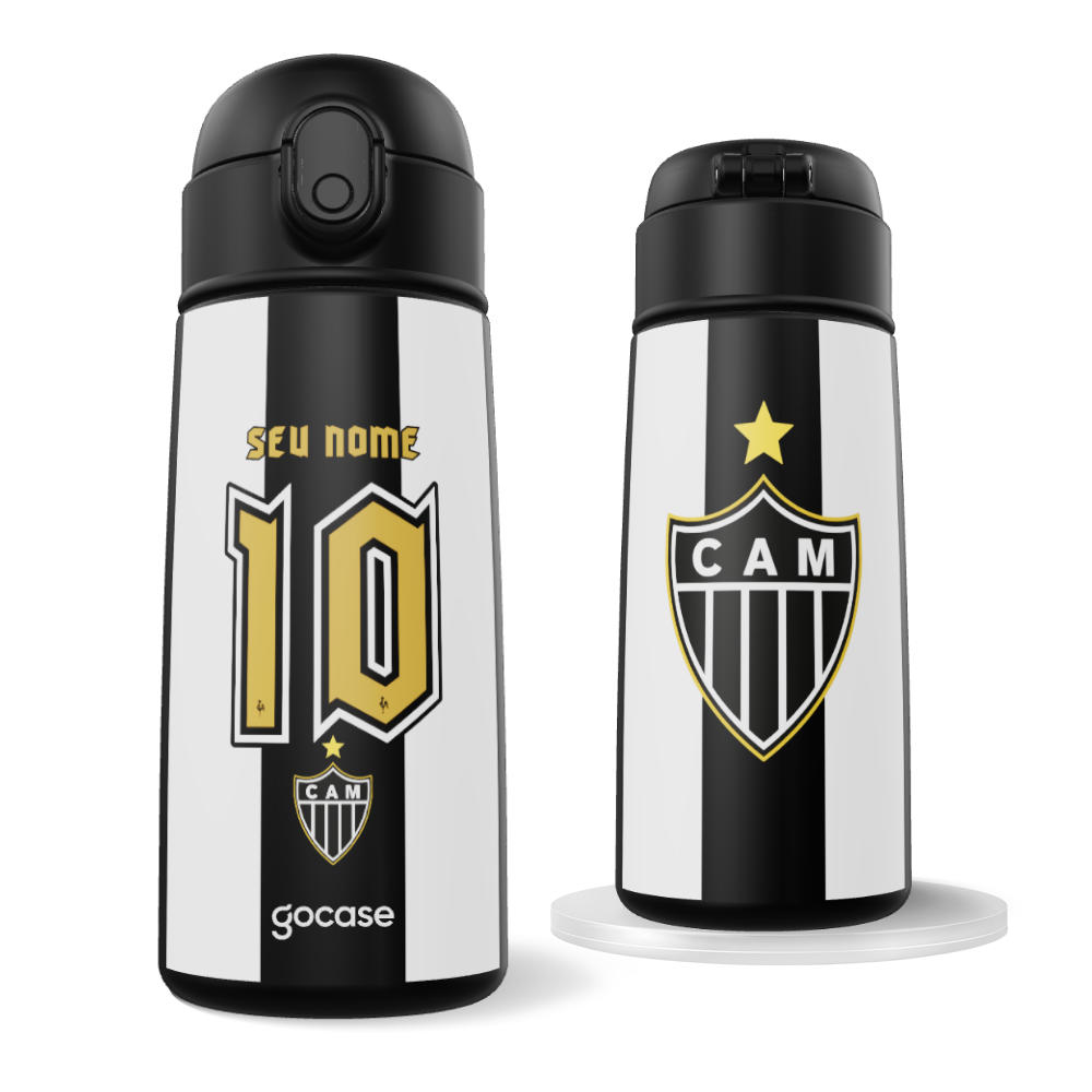 Garrafa Térmica Fun -  Atlético-MG - Uniforme 1 2025 P