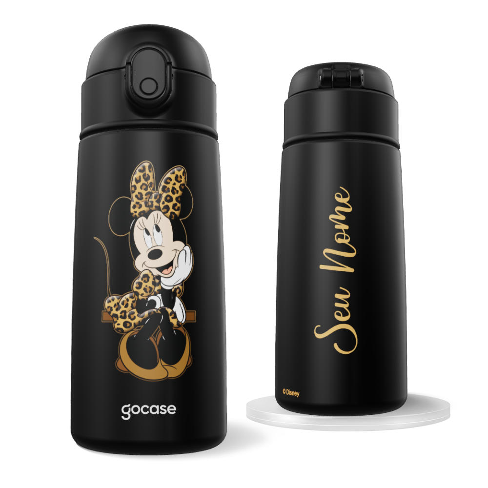 Garrafa Térmica Fun - Mickey & Amigos - Minnie Mouse - Oncinha