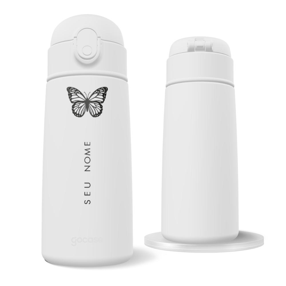Garrafa Térmica Fun - Borboleta Minimalista