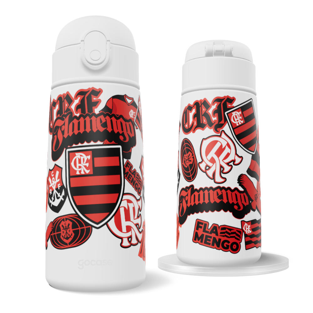 Garrafa Térmica Fun -  Flamengo  - Soft Stickers