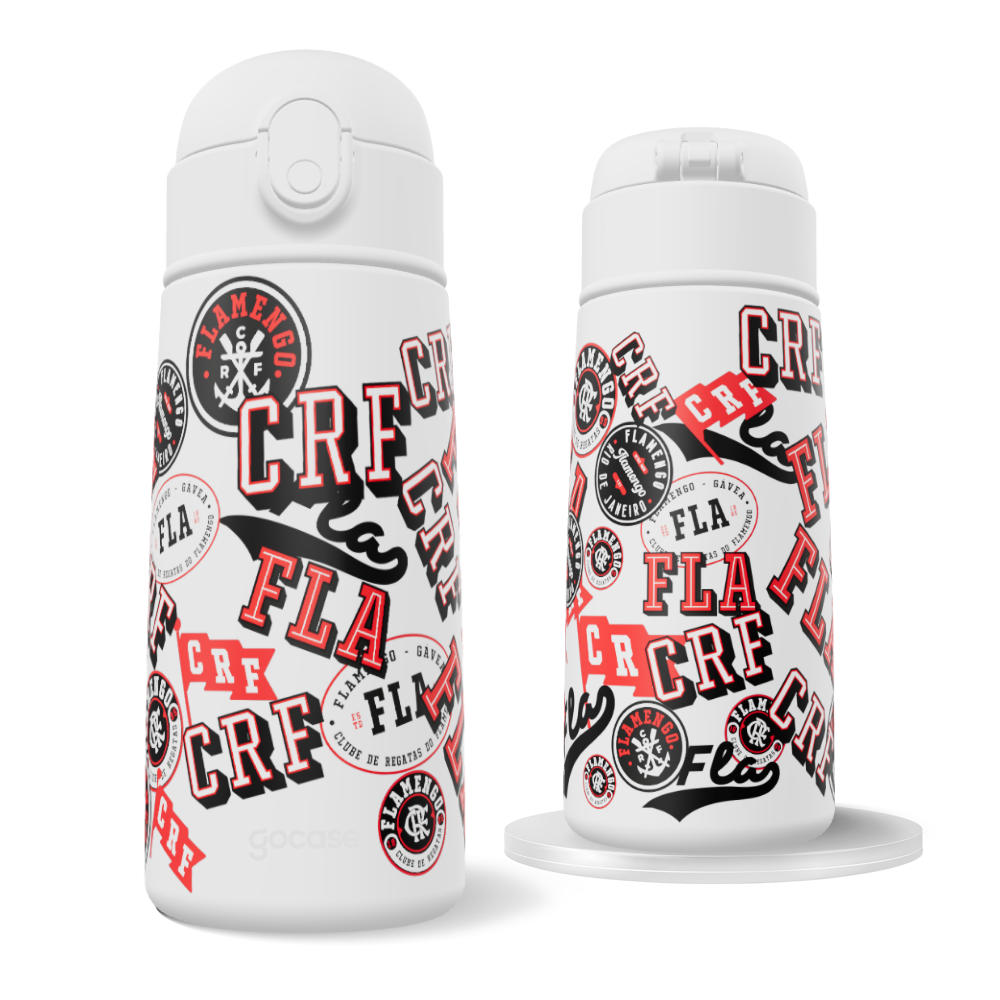 Garrafa Térmica Fun -  Flamengo - Stickers 2025