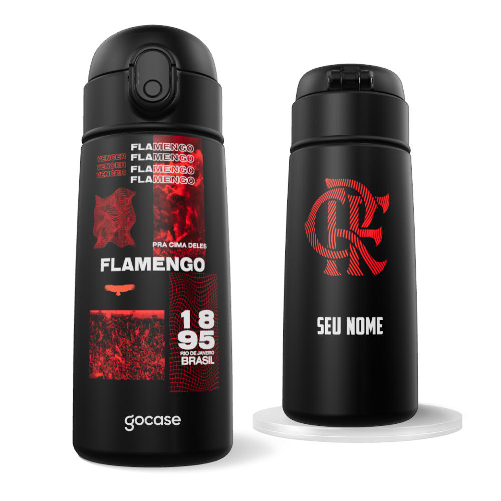 Garrafa Térmica Fun - Flamengo - Brutalismo