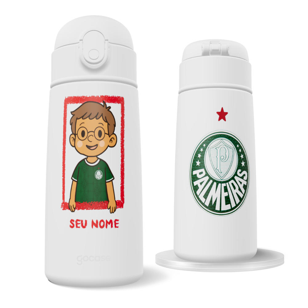 Garrafa Térmica Fun - Palmeiras - Molequinho Palmeirense