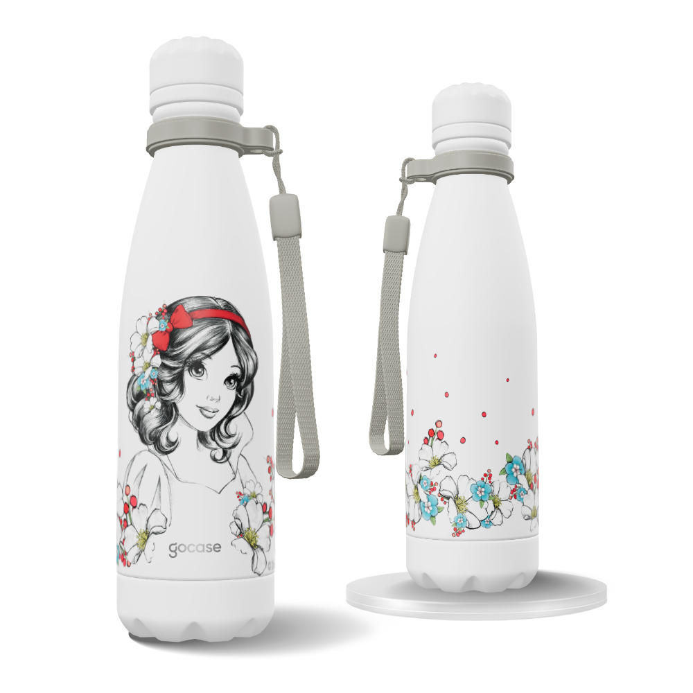 Garrafa Térmica Urban + Ebook - Branca de Neve Roses