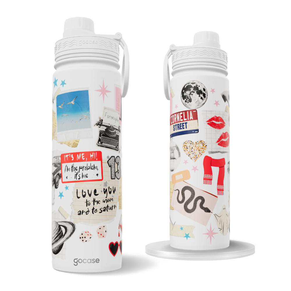 Garrafa Térmica Fresh + Ebook - Your's Version Collage