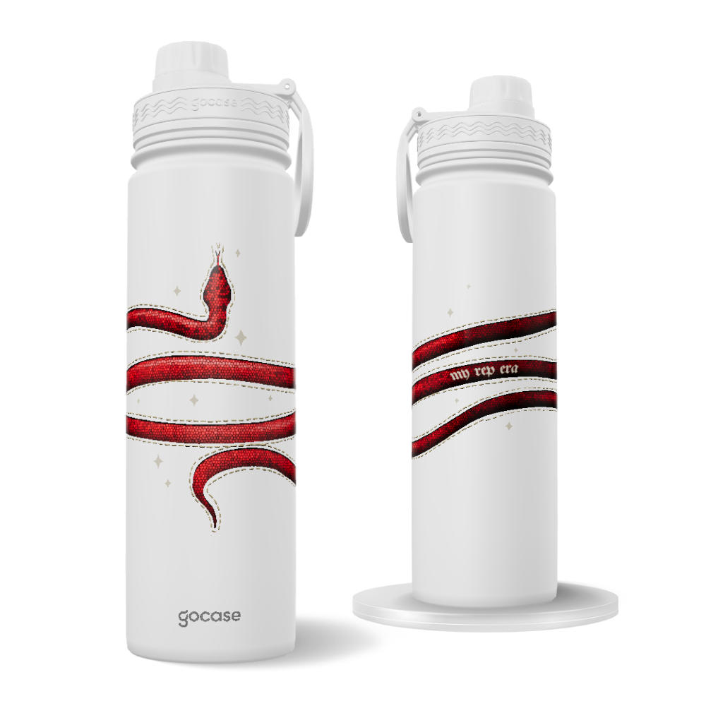 Garrafa Térmica Fresh + Ebook - Red Snake