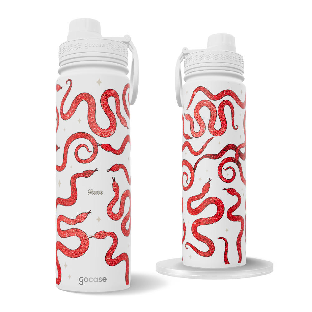 Garrafa Térmica Fresh + Ebook - Ssssnakes