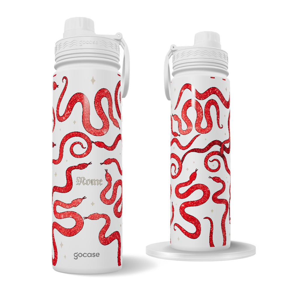 Garrafa Térmica Fresh + Ebook - Ssssnakes