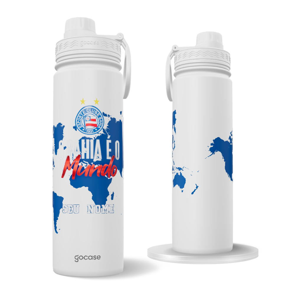 Garrafa Térmica Fresh + Ebook - Bahia - Meu Mundo Personalizado