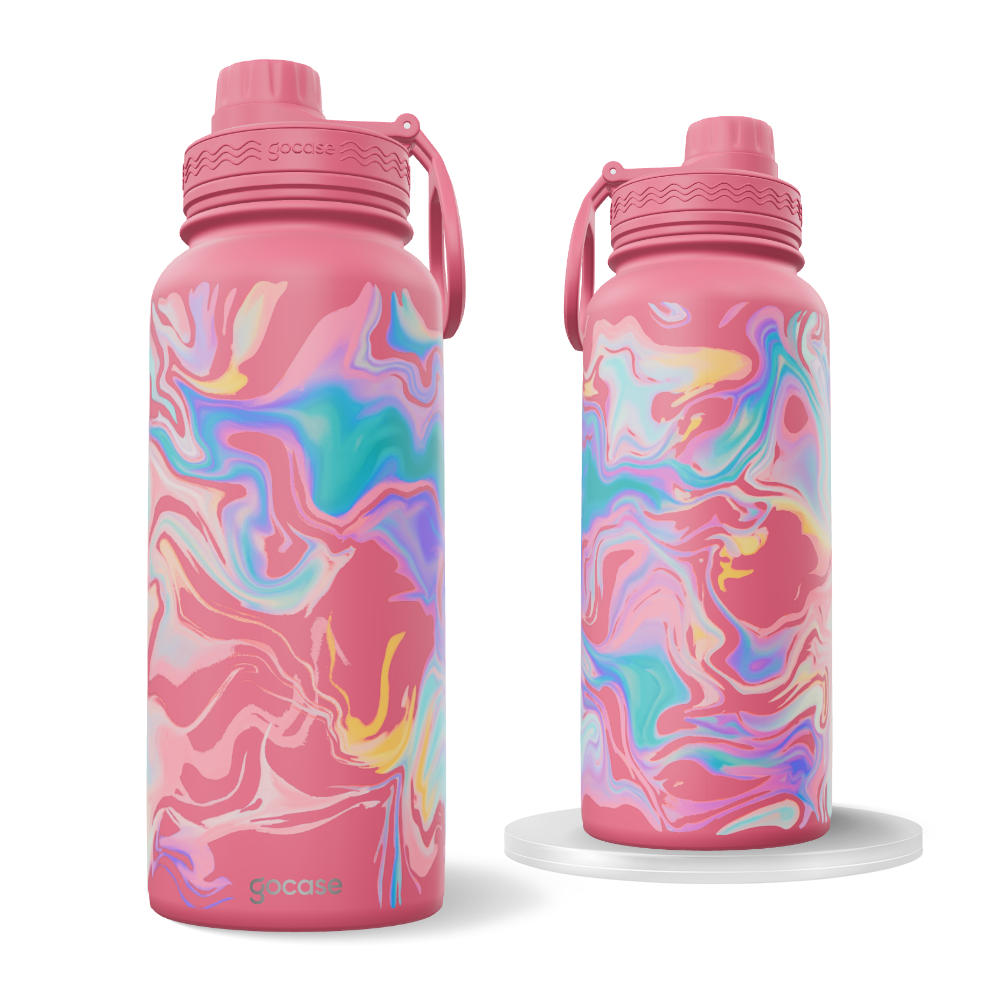 Garrafa Térmica Fresh + Ebook - Vibe Colorida