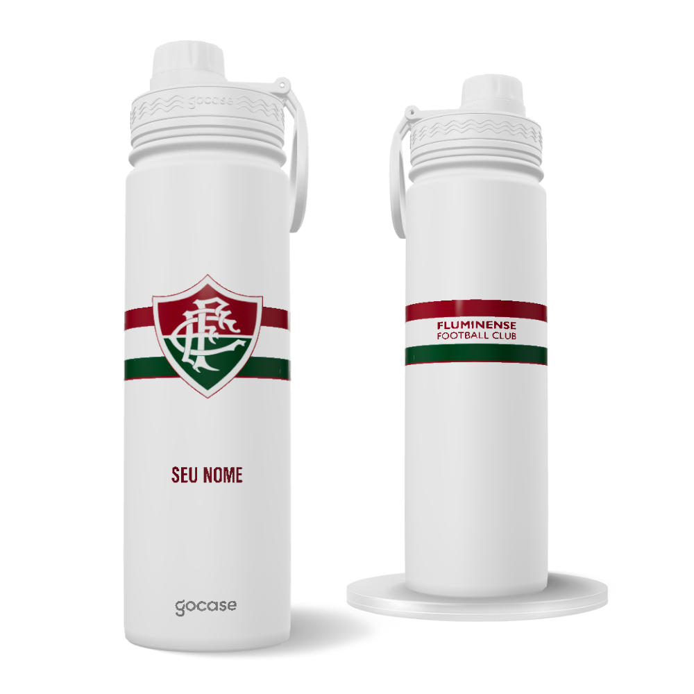 Garrafa Térmica Fresh + Ebook - Fluminense Uniforme 2 2023
