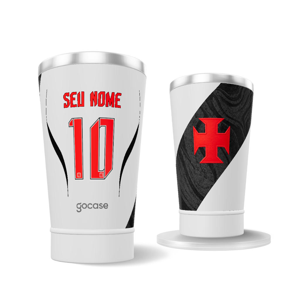 Copo Térmico Cerveja - Vasco - Uniforme 2 2026  Personalizado