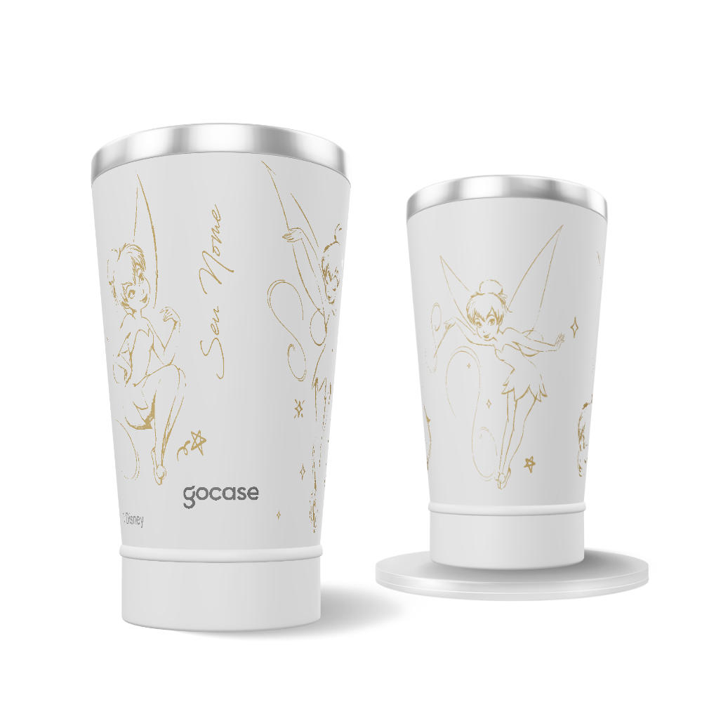 Copo Térmico + Ebook - Tinker Bell Sketch