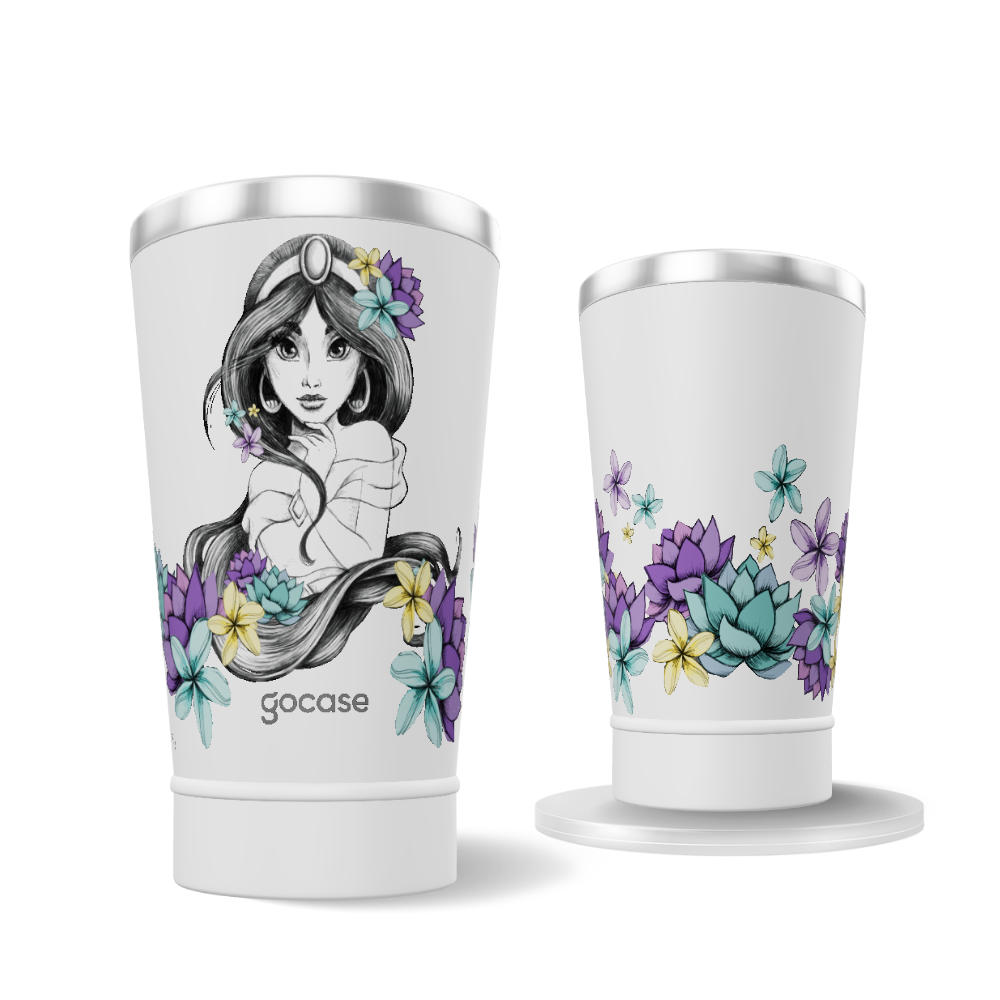 Copo Térmico + Ebook - Jasmine Roses