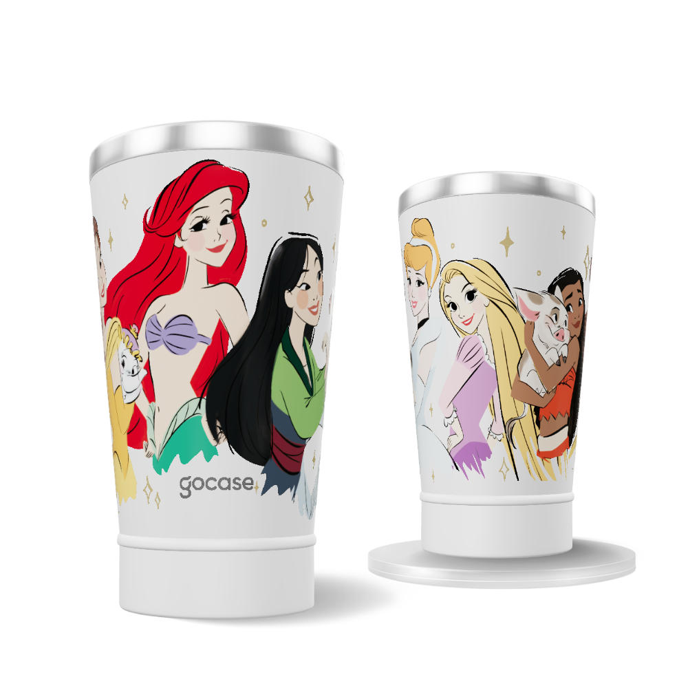 Copo Térmico + Ebook - Princess Friendship