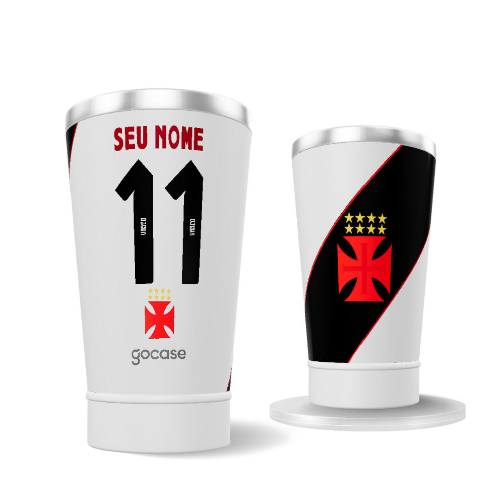 Copo Térmico Cerveja + Ebook - Vasco - Costas 2024 Personalizado