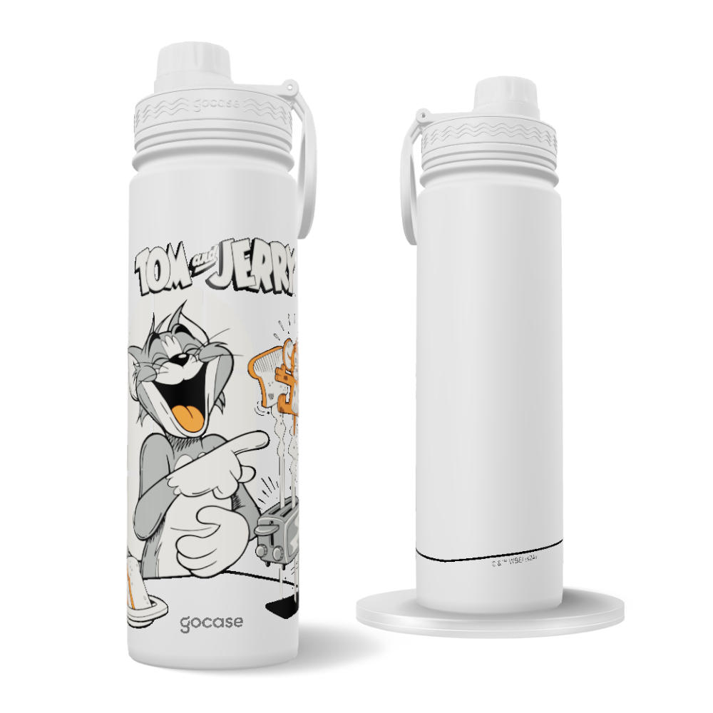 Garrafa Térmica Fresh + Ebook - Tom & Jerry