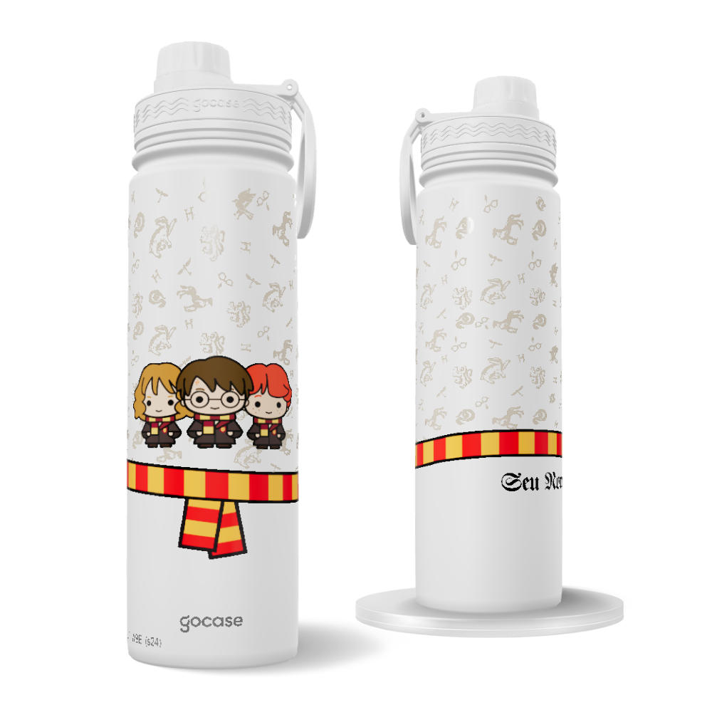 Garrafa Térmica Fresh + Ebook - Harry Potter - Bolsinho