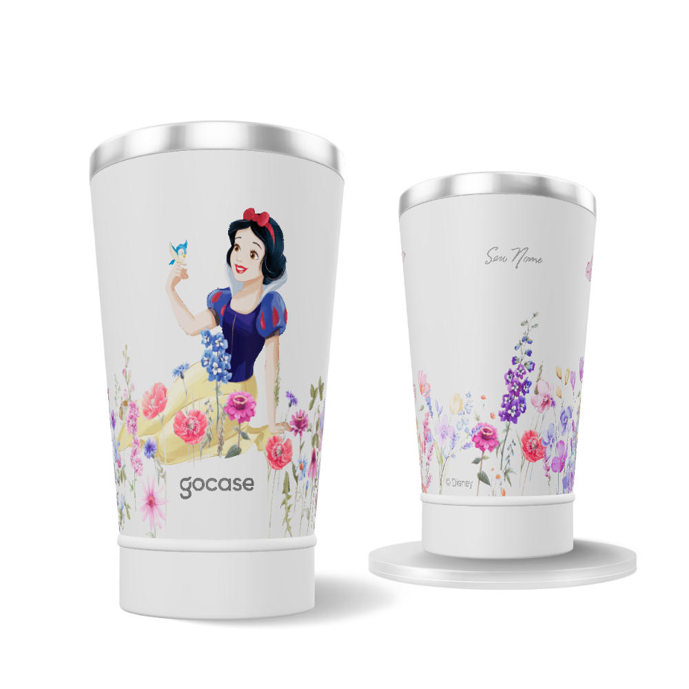 Copo Térmico + Ebook - Princesas Garden