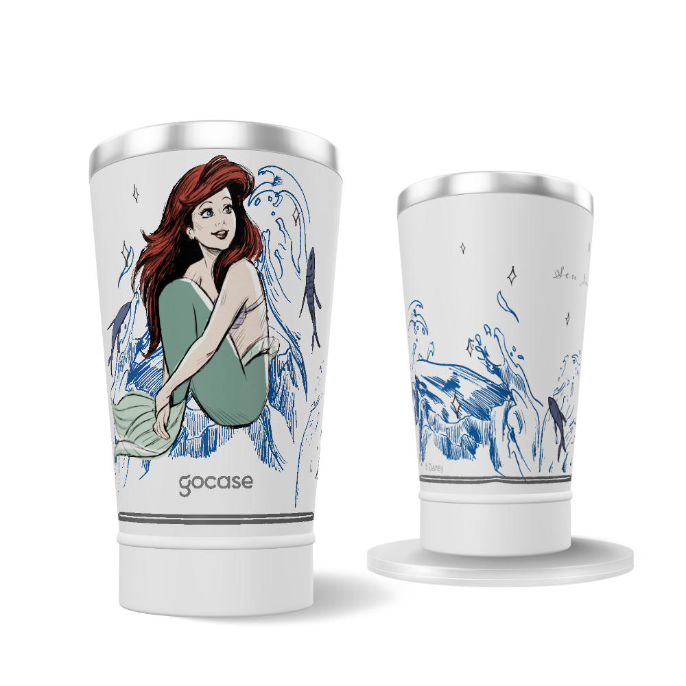 Copo Térmico + Ebook - Ariel Sketchbook