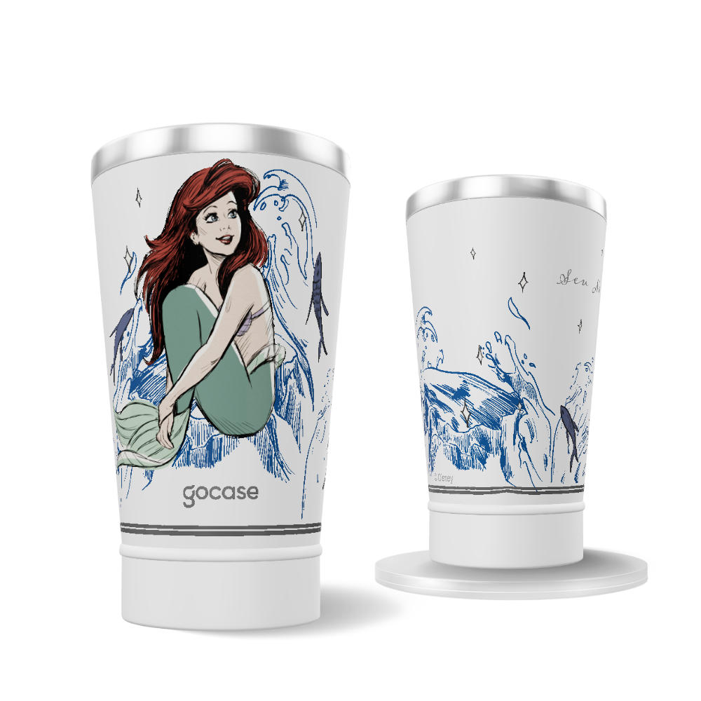 Copo Térmico + Ebook - Ariel Sketchbook