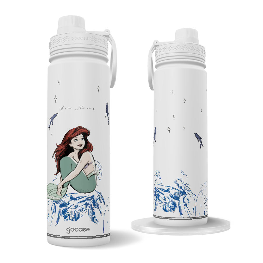 Garrafa Térmica Fresh + Ebook - Ariel Sketchbook