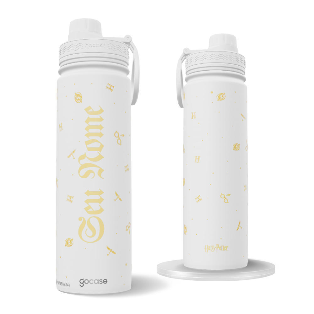 Garrafa Térmica Fresh + Ebook - Harry Potter - Magic Name