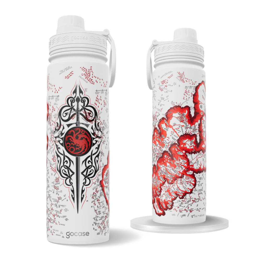 Garrafa Térmica Fresh + Ebook - House of the Dragons - Red Map