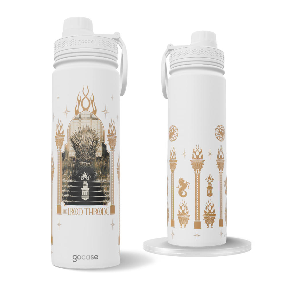 Garrafa Térmica Fresh + Ebook - House of the Dragons - The Iron Throne