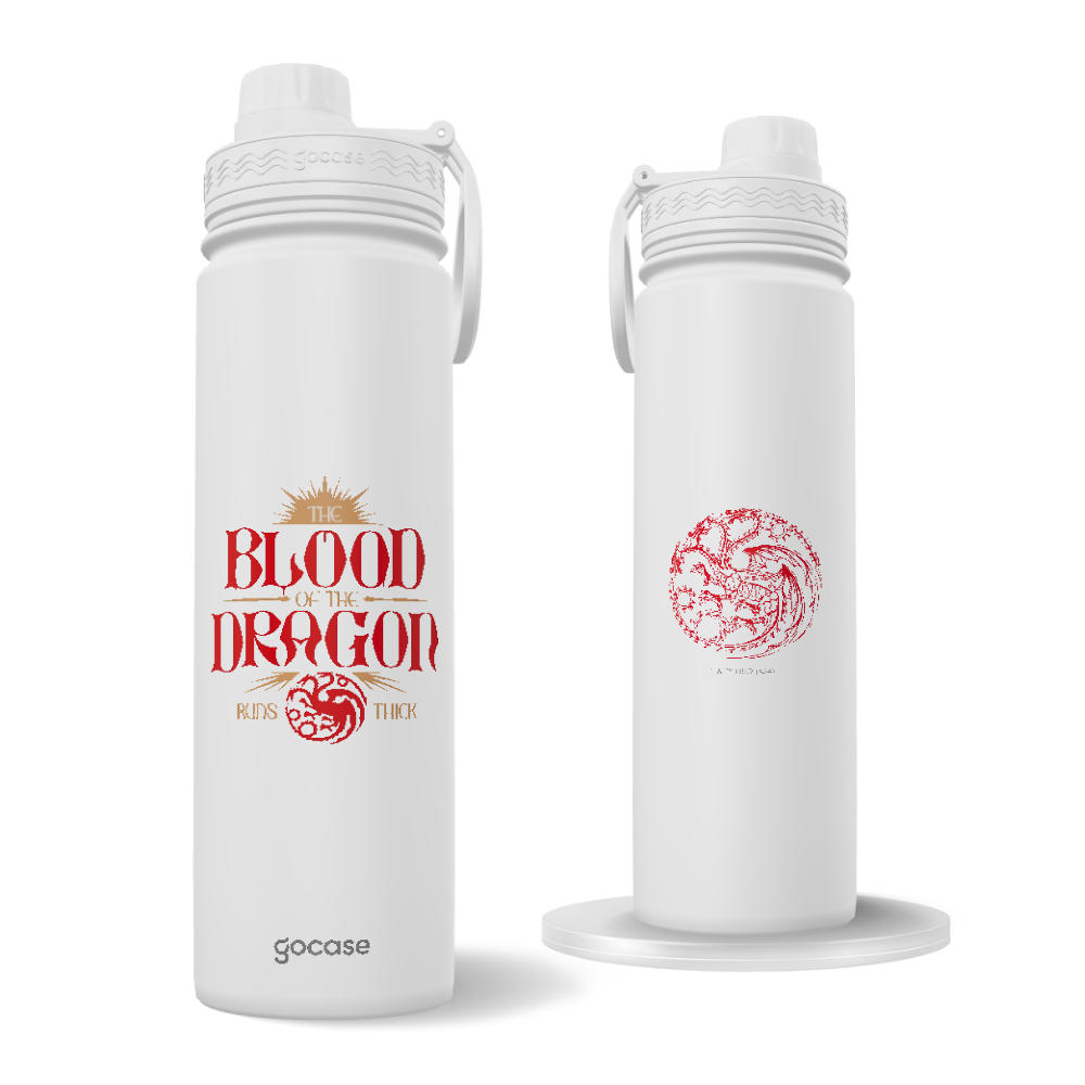 Garrafa Térmica Fresh + Ebook - House of the Dragons - The blood runs thick
