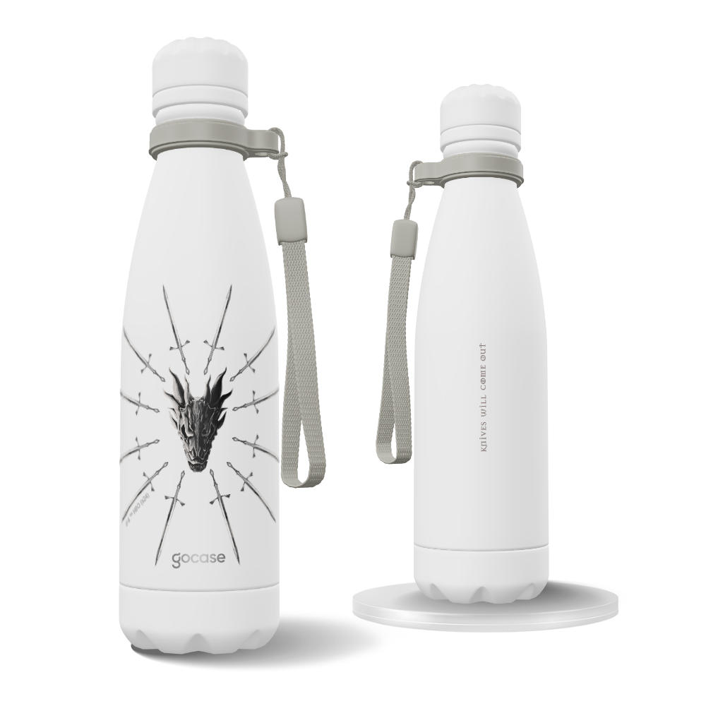 Garrafa Térmica Urban + Ebook - House of the Dragons - Knives will come out