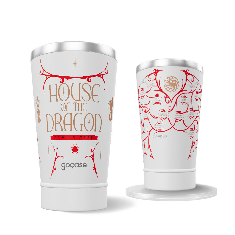 Copo Térmico + Ebook - House of the Dragons - Family Tree