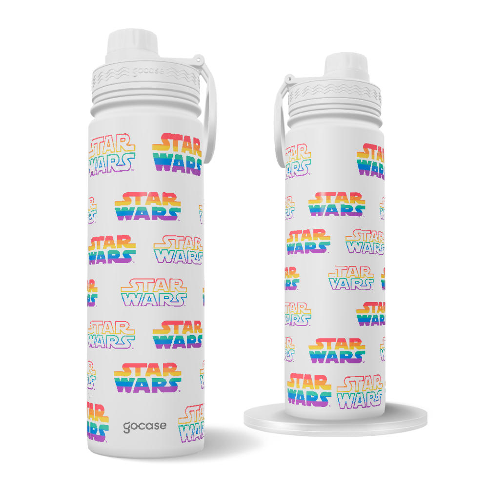 Garrafa Térmica Fresh + Ebook - Star Wars Pride Pattern