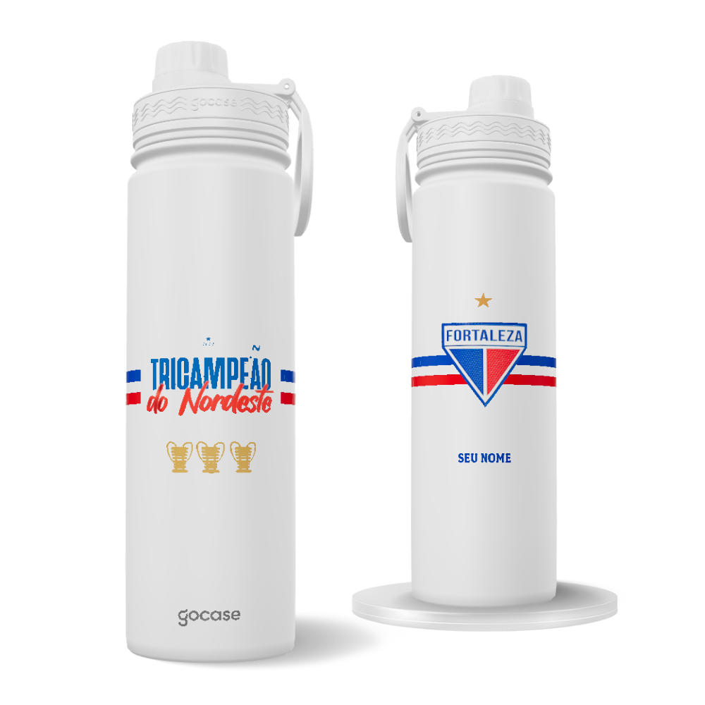 Garrafa Térmica Fresh + Ebook - Fortaleza - Campeão Copa do Nordeste