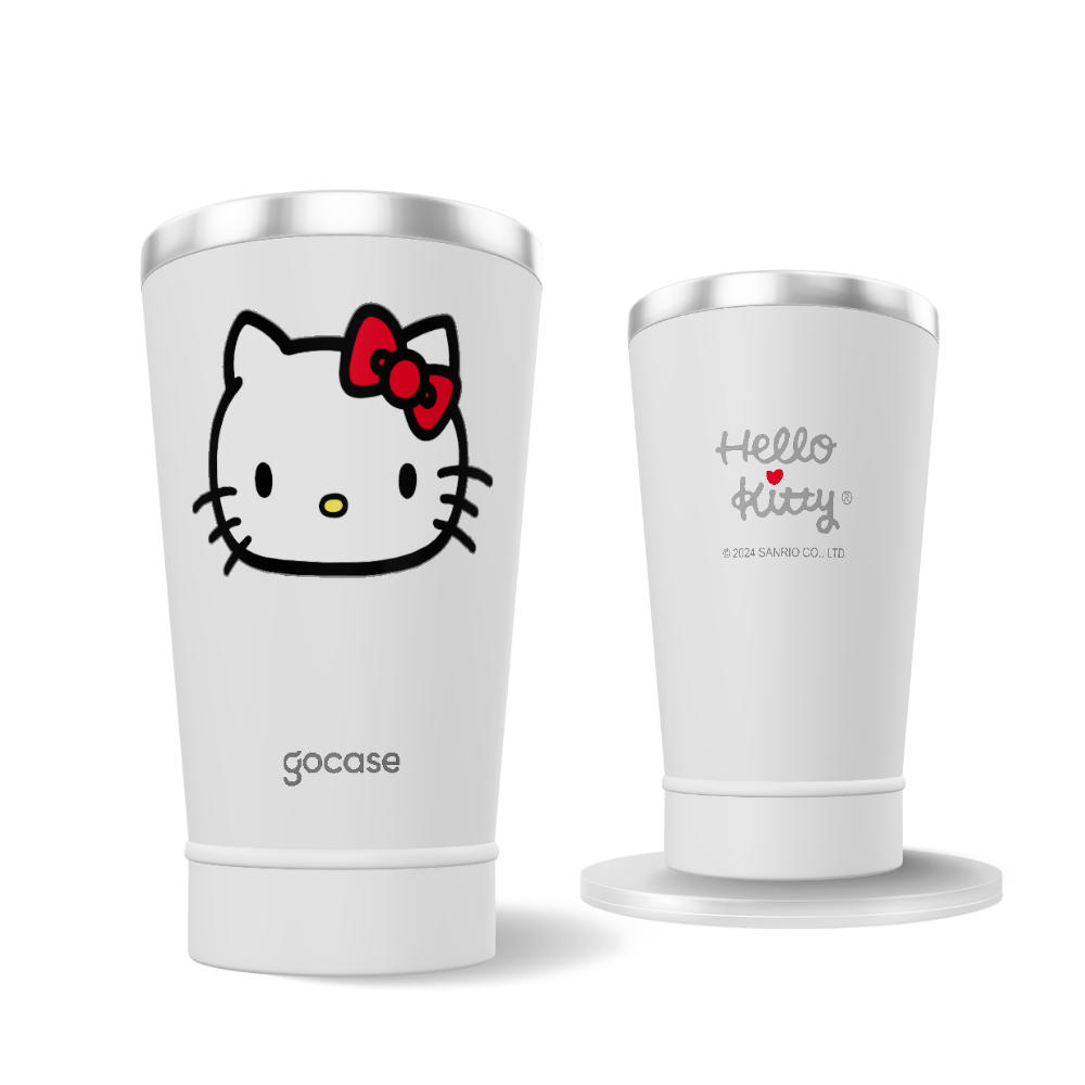Copo Térmico + Ebook - Hello Kitty - Minimalista Bold