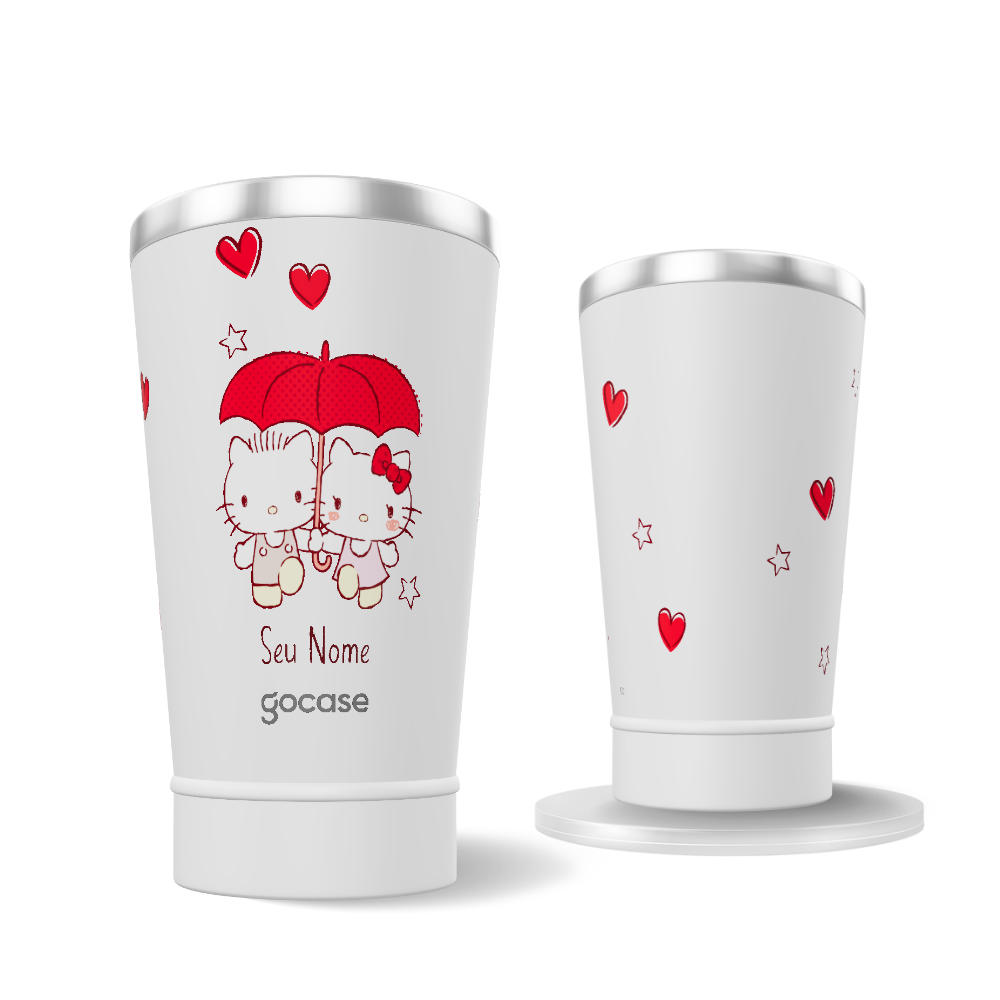 Copo Térmico + Ebook - Hello Kitty - Adorable