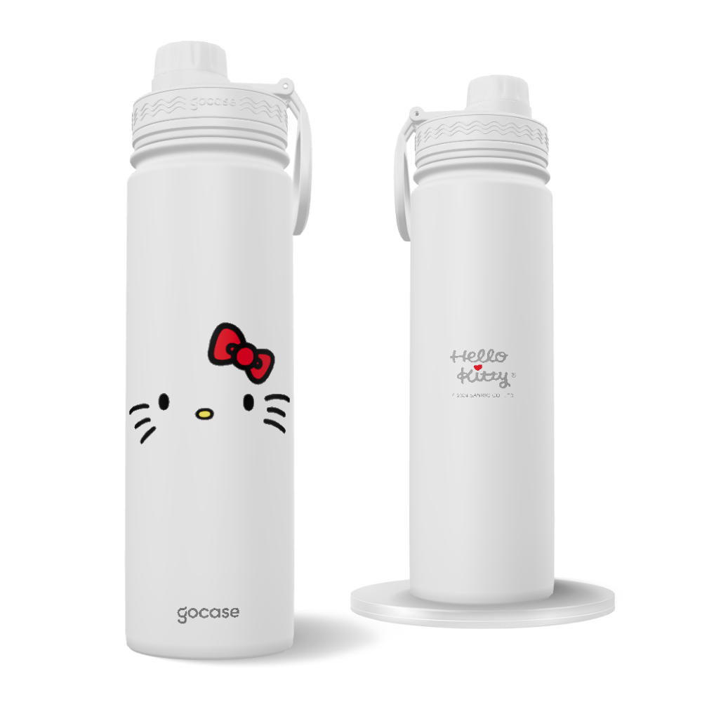 Garrafa Térmica Fresh + Ebook - Hello Kitty - Lines