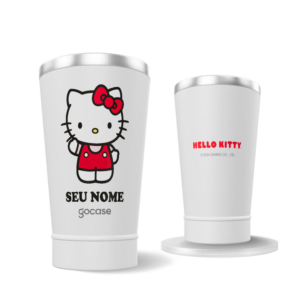 Copo Térmico + Ebook - Hello Kitty - Cute Kitty