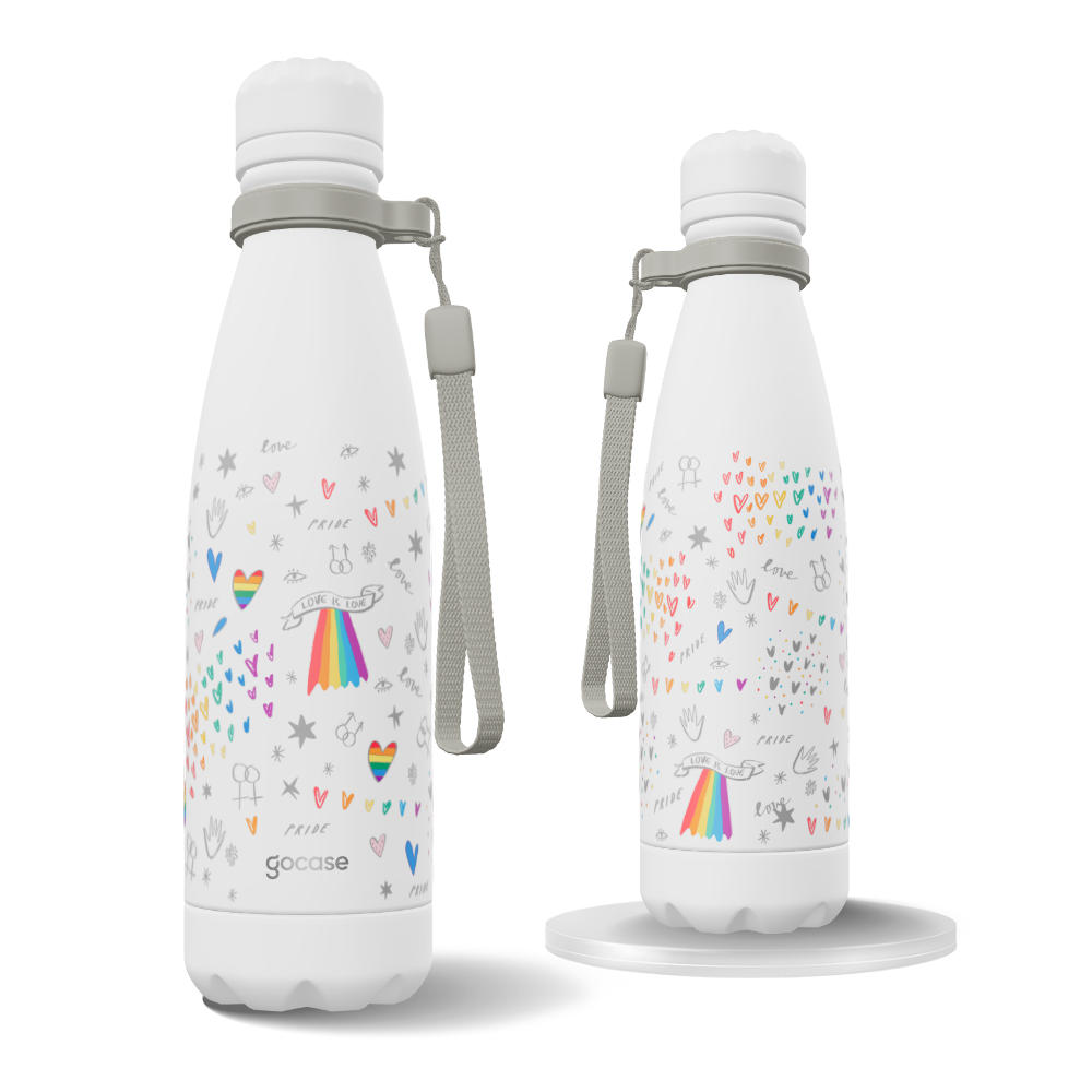 Garrafa Térmica Urban + Ebook - Pride Rabiscos