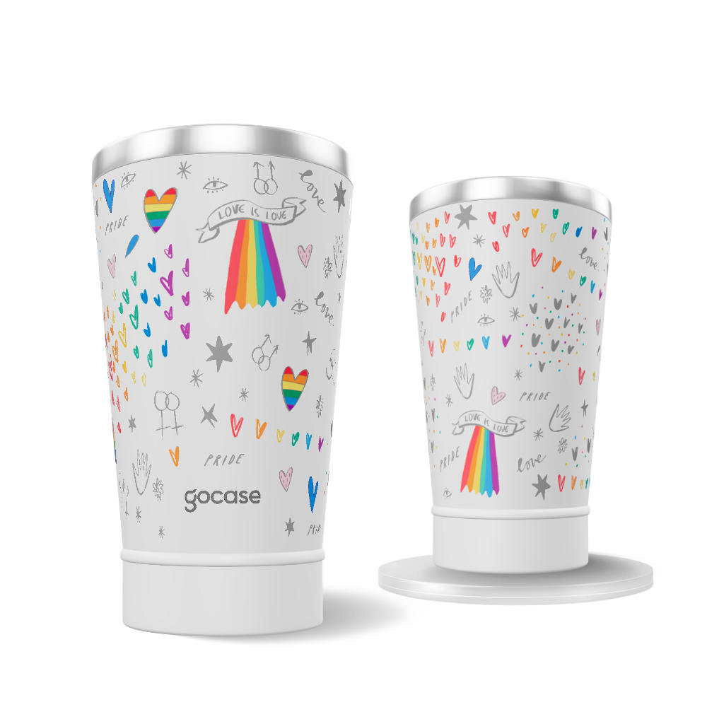 Copo Térmico + Ebook - Pride Rabiscos