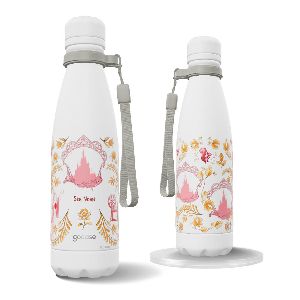 Garrafa Térmica Urban + Ebook - Aurora Jardim Encantado